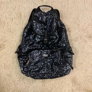 Blue Sequin VS Pink Backpack